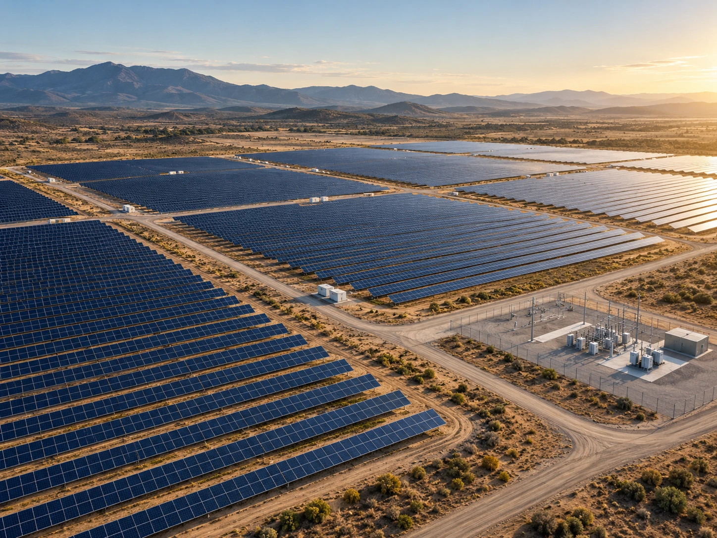 Illustrative Solar PV infrastructure — North West Province, South Africa